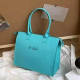 Felt Tote Bag with Zipper Closure – view 4
