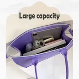 Felt Tote Bag with Zipper Closure – view 3