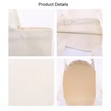 Minimalist Typography Canvas Tote – view 3