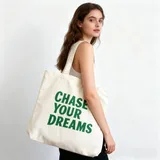 Contrast Color Cotton Canvas Tote for Promotion – view 2