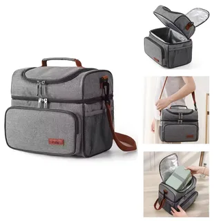 Foil-Lined Camping Picnic Cooler Tote, 14 L
