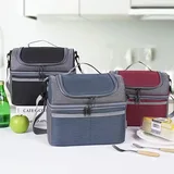 Mini Insulated Lunch Box Bag with Zipper – view 2