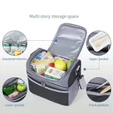 Mini Insulated Lunch Box Bag with Zipper – view 5