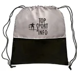 Polyester Gym Drawstring Backpack for Team Training – view 1