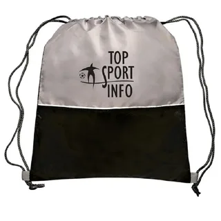 Polyester Gym Drawstring Backpack for Team Training
