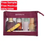 Clear PVC Window Toiletry Pouch, S / M / L – view 1