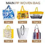 Gusseted PP Woven Shopping Tote with Print – view 4