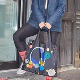 Foldable Shopping Bag with Pouch in 210D Fabric – view 2