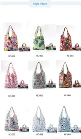 Foldable Shopping Bag with Pouch in 210D Fabric – view 5