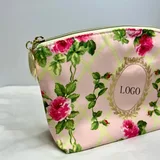 Rose Print Polyester Makeup Pouch – view 4
