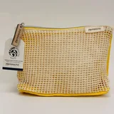 Canvas Mesh Makeup Pouch with Zipper – view 1