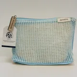 Canvas Mesh Makeup Pouch with Zipper – view 4