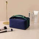 Soft Zipper Canvas Makeup Bag, Three Colors – view 1
