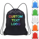 Light Polyester Drawstring Backpack in Four Colors – view 4