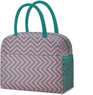 Reusable Thermal Lunch Bag with Large-Capacity Zip
