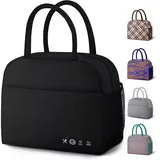 Reusable Thermal Lunch Bag with Large-Capacity Zip – view 2