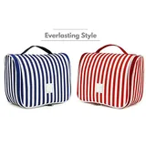 Striped Hanging Wash Bag with Hook – view 5