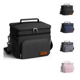 Multi-Color Insulated Lunch Tote with Foil Lining – view 2