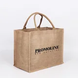 Camel Jute Tote with Soft Cotton Rope Handle – view 2
