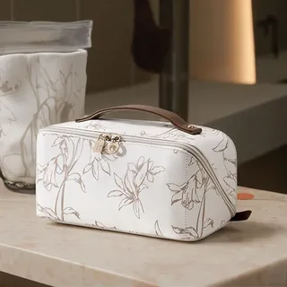 Large PU Cosmetic Organizer Bag