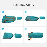 Compact Folding Polyester Daypack for Gym – view 3