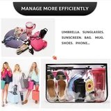 Clear Tote Bag Insert Organizer with Zipper Pockets – view 5