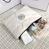 Oversized Quilted Cosmetic Tote Bag – view 5