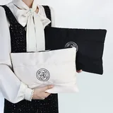 Oversized Quilted Cosmetic Tote Bag – view 2