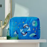 Velvet Embroidered Makeup Bag with Tassel – view 3