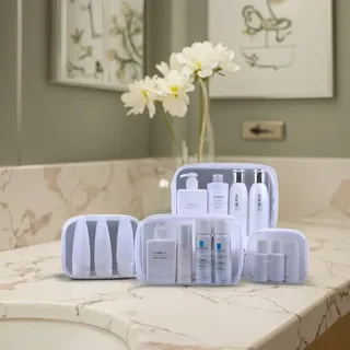 Medium Transparent PVC Toiletry Bag
