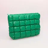 Quilted PU Leather Cosmetic Pouch – view 2