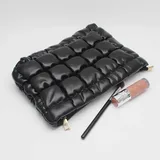 Quilted PU Leather Cosmetic Pouch – view 4