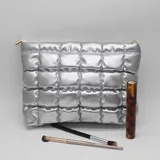 Quilted PU Leather Cosmetic Pouch – view 3