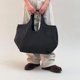 Oversized Cotton Duck Canvas Tote with Magnetic Button – view 4