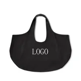 Oversized Cotton Duck Canvas Tote with Magnetic Button – view 6