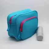 Black Frosted Neoprene Toiletry Bag – view 1