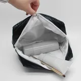 Puffy Quilted Cotton Cosmetic Bag – view 6