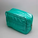 Silver Padded Cosmetic Bag with Handle – view 5