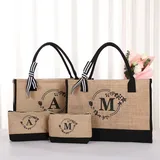 White Canvas Gift Tote with Shoulder Handles – view 2