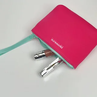 Colorful Neoprene Cosmetic Pouch with Zipper Pull