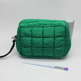 Puffy Down Cloth Travel Makeup Bag