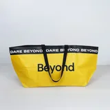Yellow Extra Large PP Woven Carryall Tote – view 4