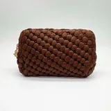 Black Quilted Puffy Cosmetic Bag – view 5
