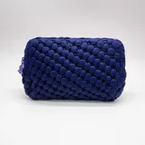 Black Quilted Puffy Cosmetic Bag – view 2