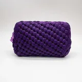 Black Quilted Puffy Cosmetic Bag – view 3