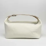 Canvas Cotton Cosmetic Bag with Zipper and Soft Handle – view 2