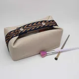 Canvas Beauty Tote Cosmetic Bag with Zipper – view 4