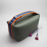 Army Green Reusable Canvas Cosmetic Organizer – view 4