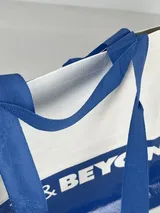 Deep Blue Laminated PP Woven Shopper with Logo – view 5