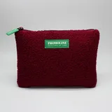 Beige Teddy Velvet Makeup Pouch – view 5